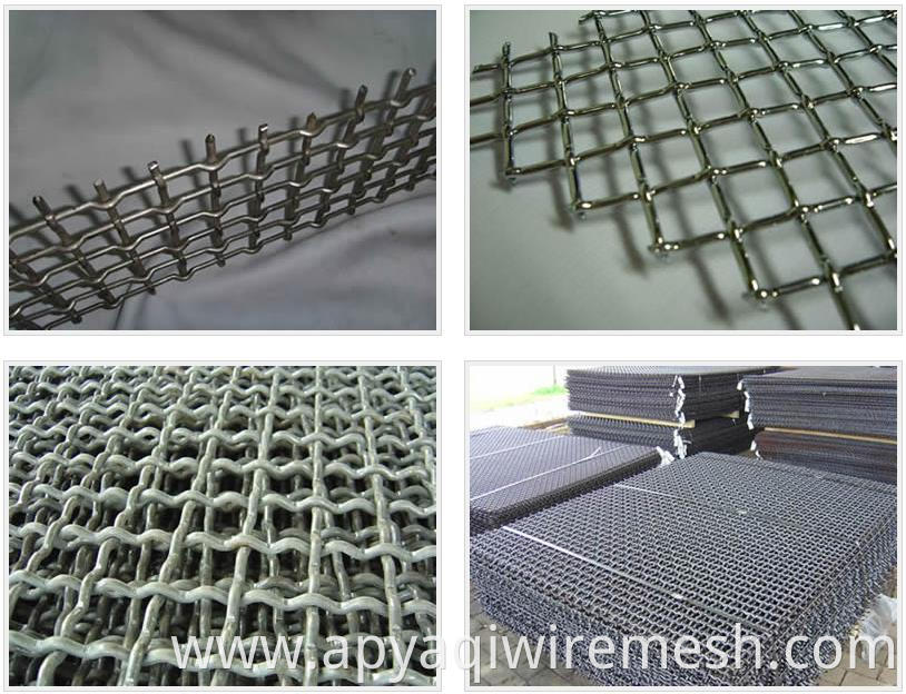 Yaqi customized sample square hole stainless steel crimped wire mesh